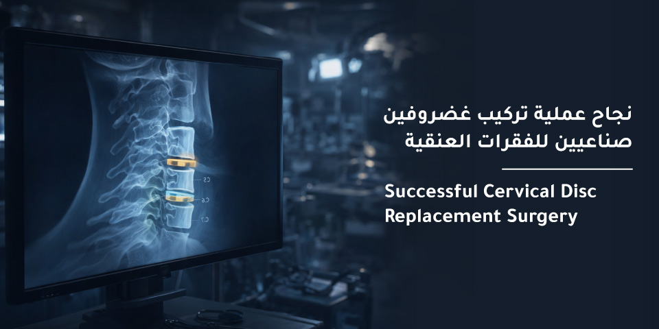 نجاح عملية تركيب غضروفين صناعيين للفقرات العنقية بمستشفى المواساة المدينة 