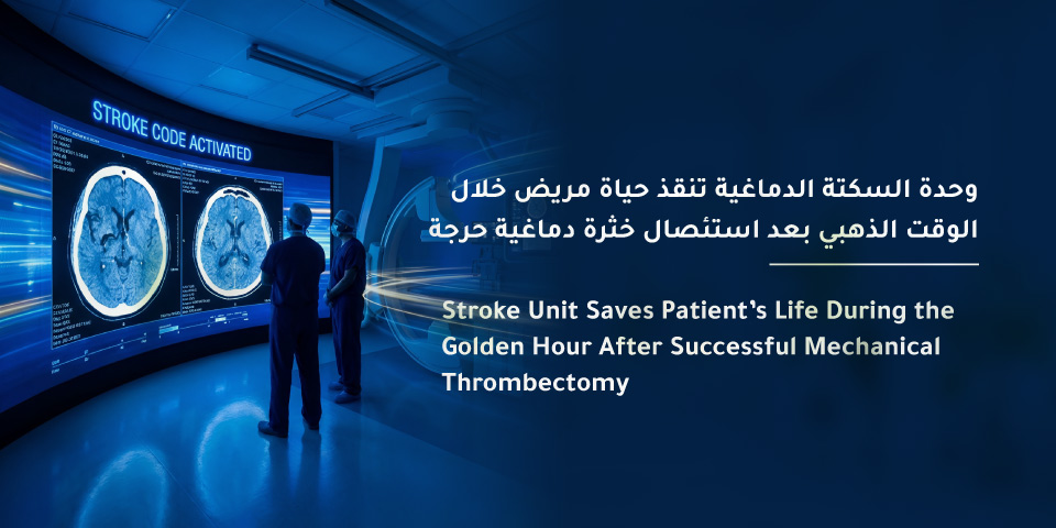 وحدة السكتة الدماغية تنقذ حياة مريض خلال الوقت الذهبي بعد استئصال خثرة دماغية حرجة بمستشفى المواساة الدمام 