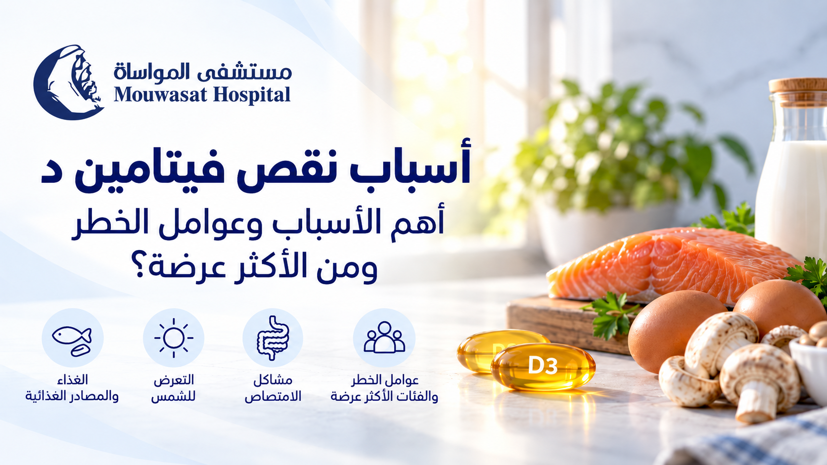 Vitamin D Deficiency Causes &amp; Risk Factors