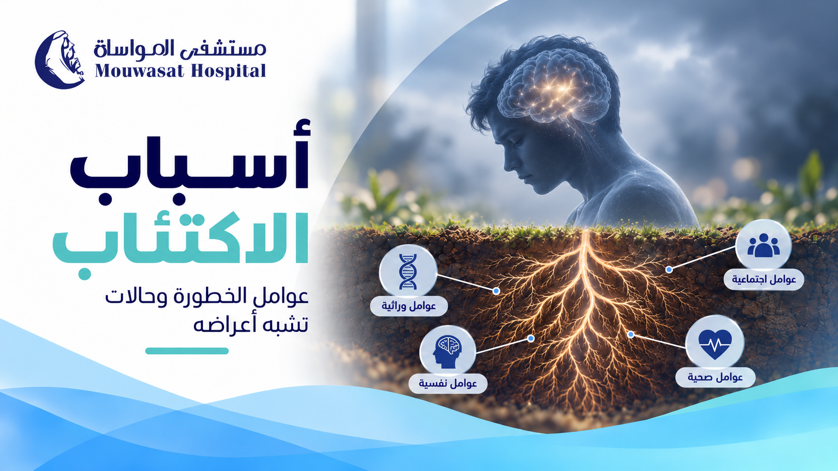 أسباب الاكتئاب: عوامل الخطورة والحالات التي تشبه أعراضه
