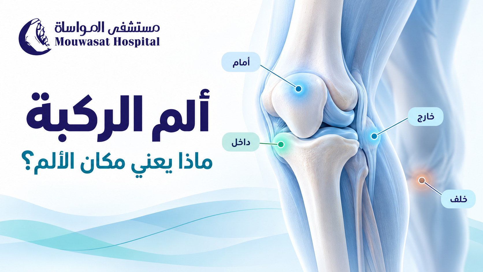 ألم الركبة من الأمام أو الخلف: ماذا يعني مكان الألم ومتى تقلق؟