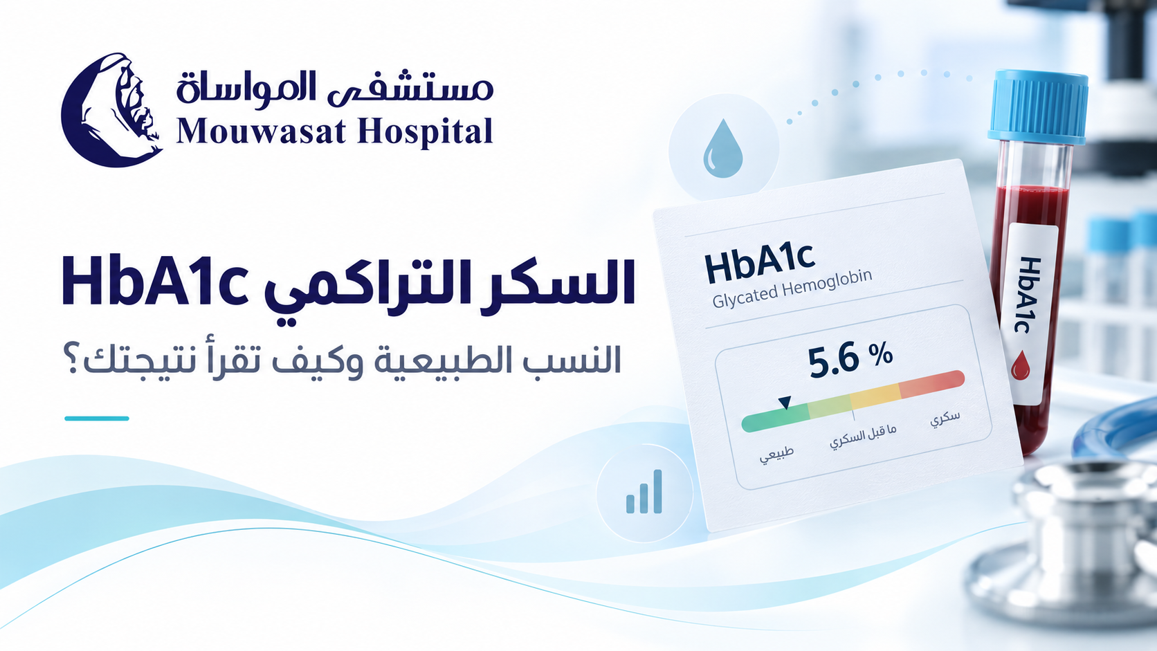السكر التراكمي HbA1c: النسب الطبيعية وكيف تقرأ نتيجتك؟