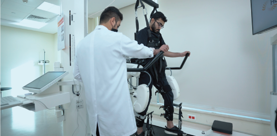 A robotic device for (rehabilitation center)